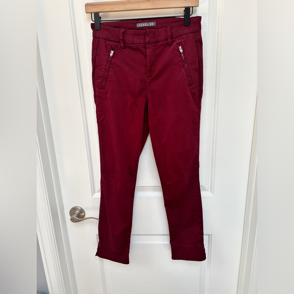 Level 99 Red Women’s Business Casual Pant - Picture 1 of 10